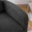 Chaise berçante confortable avec pieds en bois massif et coussin éponge haute densité