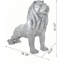 Statue de lion avec diamant en miroir Exterio-1133372476