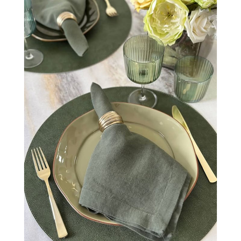 Vinyl Round Placemats