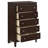 Boden 5-drawer Bedroom Chest Cappuccino-111669895