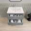 Meuble-lavabo flottant moderne simple Alcester Ivy Bronx-1100120583