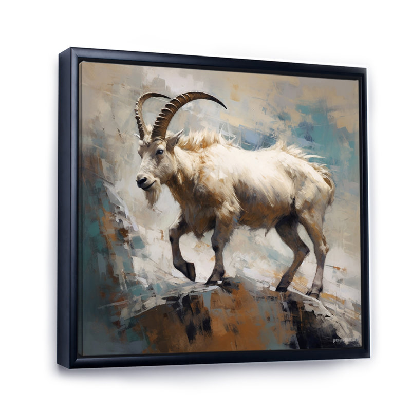 " Celestial Capricorn I ", Black Floater Framed, 30" H x 30" W x 1" D