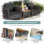 Ensemble de conversation pour 2 personnes avec coussins Antun Almonzo-1120926649