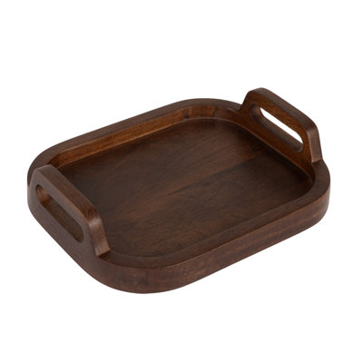 Mango Wood Tray with Handles