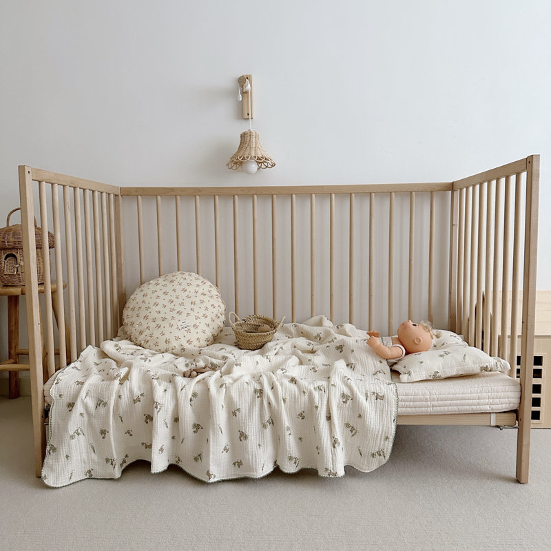 Cute Pattern 2-Layer Muslin Cotton Quilt/Blanket