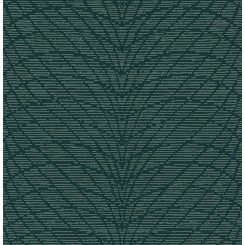 Rouleau de papier peint L 33 pi x l 20,5 po Blaise, Vert foncé