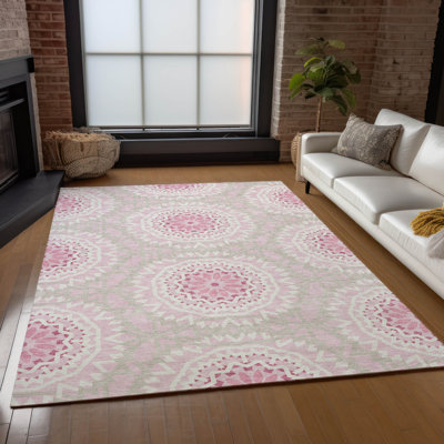 Tapis intérieur / extérieur en polyester tissé à la machine Kawon