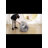72.6" Black Chenille Oversized Chaise Lounge Sofa Bed, No Assembly, Deep Seat & Side Pocket-670635657