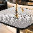 Bistro Pub Table Square Adjustable Height Cocktail Bar Table with Metal Base and Wooden Table Top-355443104-359556654