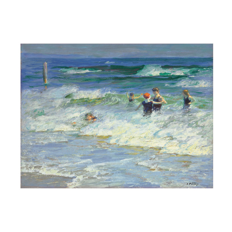 Art sur toile Edward Henry Potthast, H 14 po x l 19 po