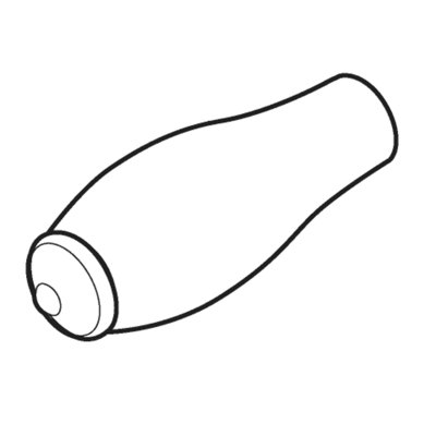 Insertion de poignée en porcelaine