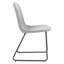 Chaise d'appoint Kabella en gris