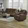Trevina Sofa & Recliner - Saddle Brown