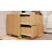 Ashford 18.9"W Fluted Wood 2-Drawer Nightstand-643852063