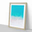 Maldives Beach Abstract Art - Picture Frame Graphic Art Print-55760987-55760981