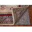 Tapis oriental ivoire à motif géométrique Kazak 4 x 6