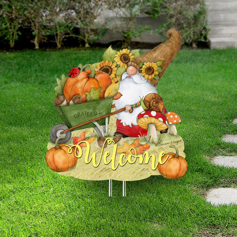 Panneau de bienvenue «Harvest Gnome»