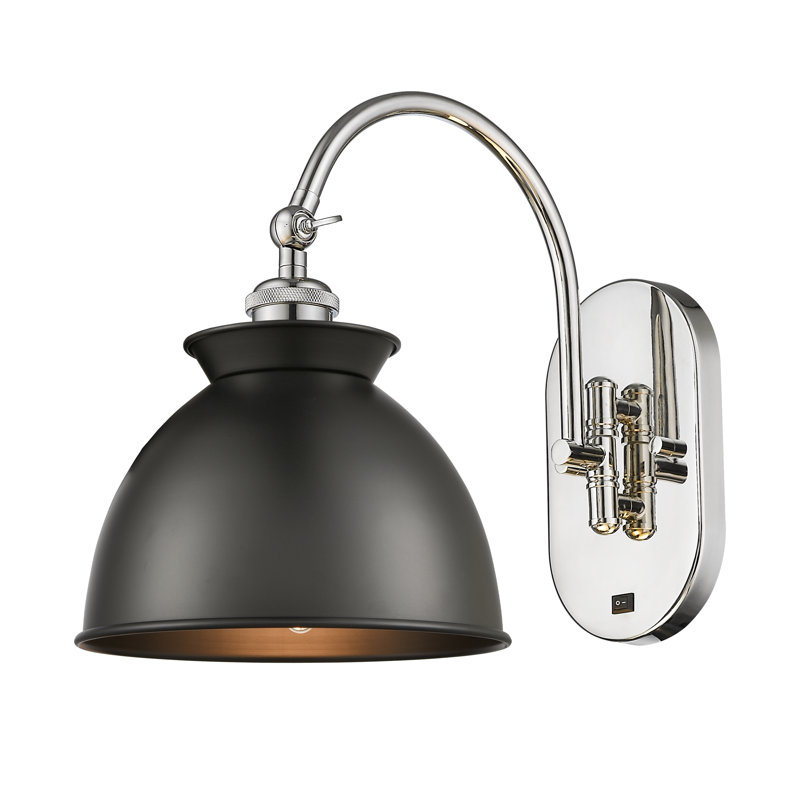 Arev Steel Swing Arm, Brown / Oil Rubbed Bronze