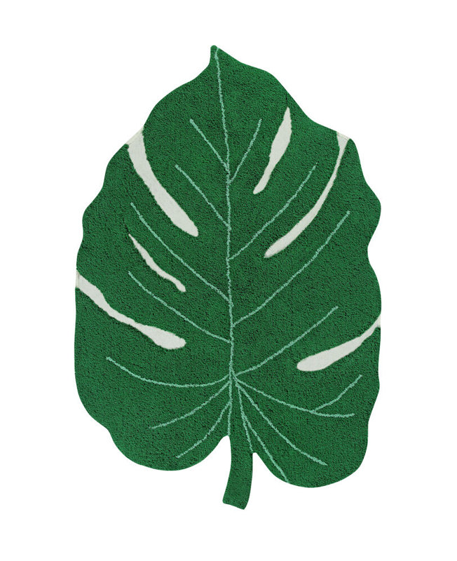 Plants Handmade Cotton Area Rug