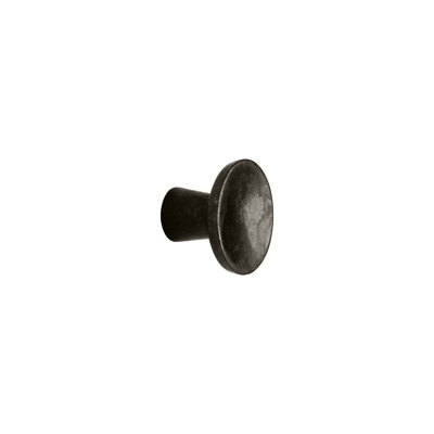 Brut Bronze Round Knob