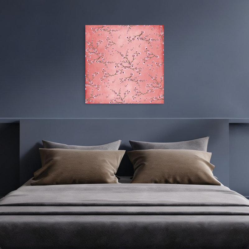 Art mural Sakura, H 36 po x l 36 po