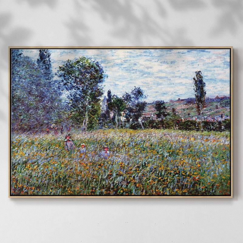 La prairie, 1880, H 27 po x l 41 po x P 2 po, Naturel