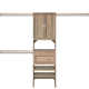 84" W - 120" W Closet System with Doors, Drawers and Shoe Shelves