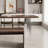 Modern simple solid wood rectangular dining table-103023992