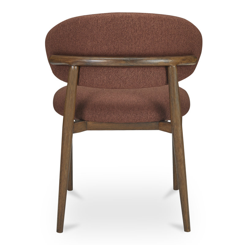 Deloris Dining Chair, Rust Performance Chenille