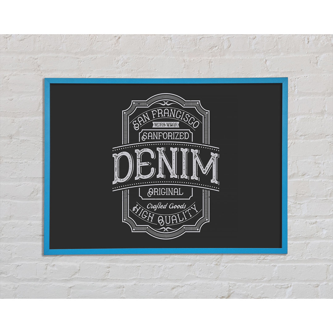 Denim Poster