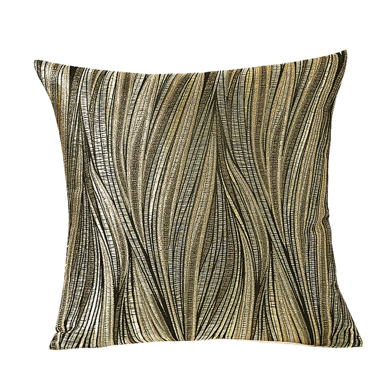 Reversible Throw Pillow, Polyester/Polyfill, Abstract, Gray