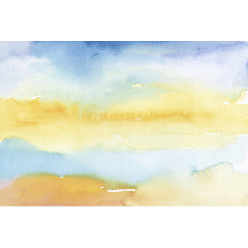Sky II - Wrapped Canvas Painting, 20cm H x 30cm W
