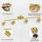 11.8" 4 -Light Track Lighting Kit,4 Way Ceiling Spot Lighting