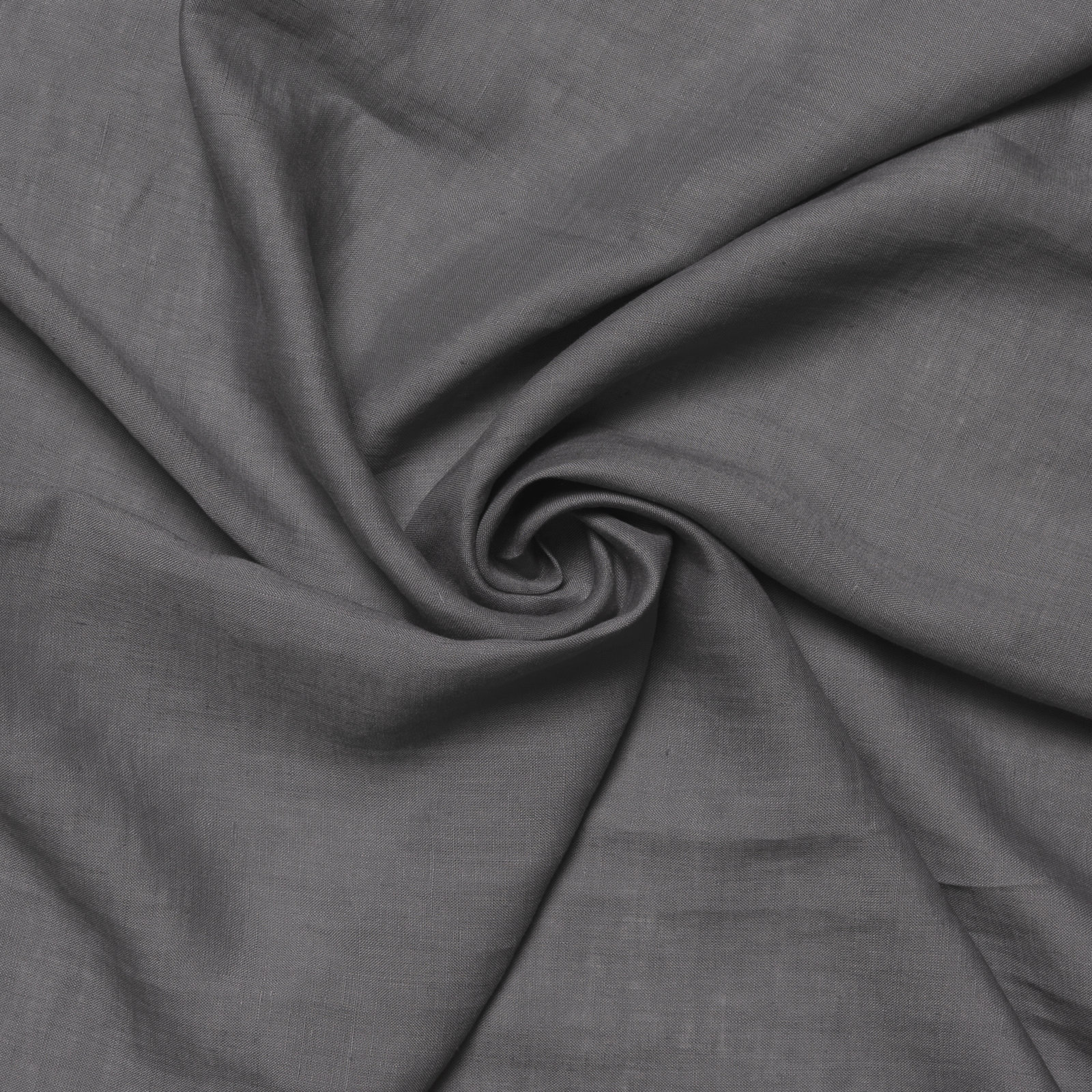 Gwen Semi Sheer Linen Curtain, Dark Gray, 52" W x 84" L