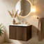 Ensemble de meuble-lavabo mural 24 po avec lavabo, meuble-lavabo flottant 24 po avec lavabo en céramique, porte-serviettes mural-1266676826