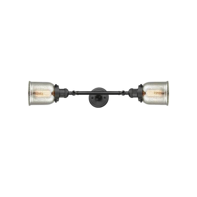 ClipperCove 2 - Light Dimmable Vanity Light, Oil Rubbed Bronze, Silver Mercury, 60 Watt Vintage Incandescent Bulb