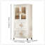 25.59" Side Wide Folding Wardrobe , With Magnetic Door, Plastic Storage Cabinet With Wheels