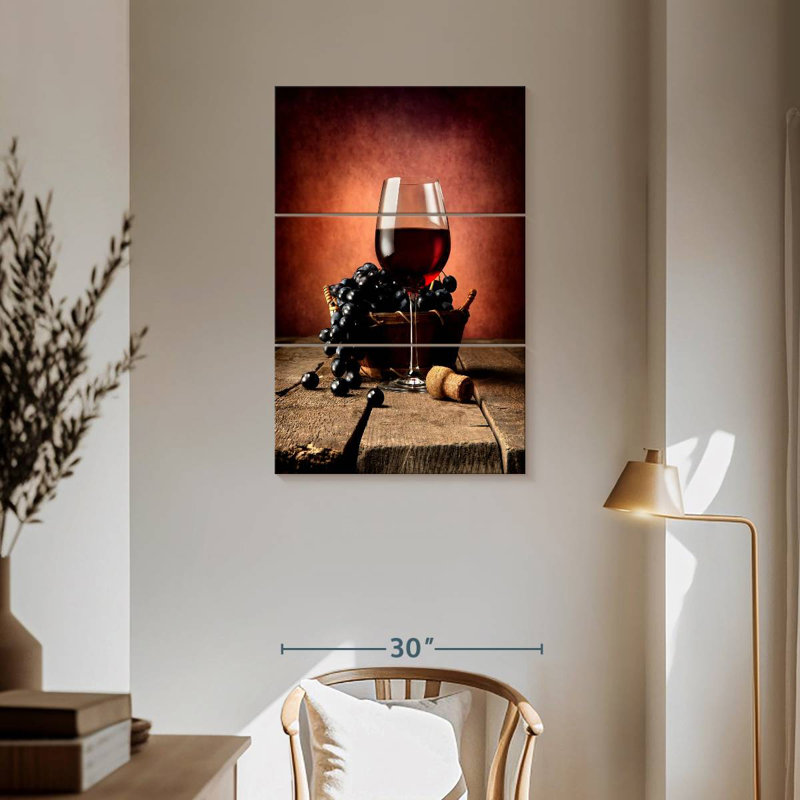Yarlin Red Wine Classic, 57" H x 36" W