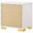 White 2-drawer Nightstand