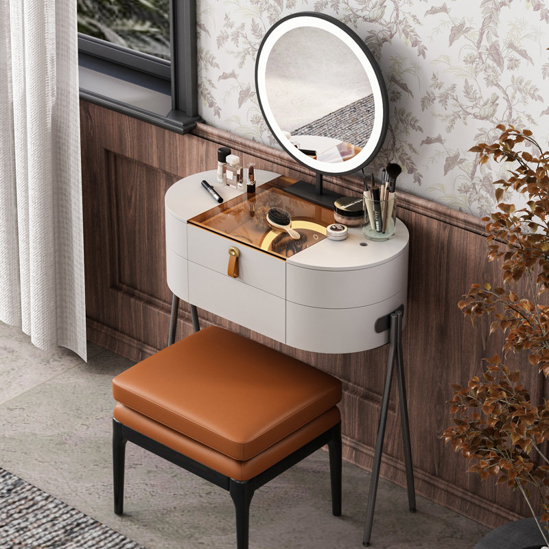 Ensemble de coiffeuse à maquillage