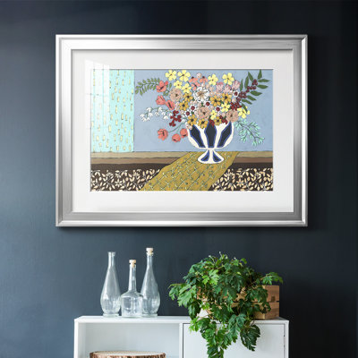 Flowers Blooming, reproduction d'art encadrée