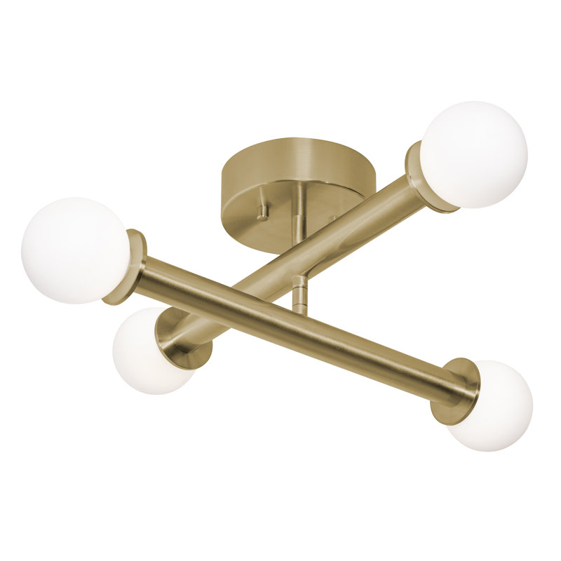 Lane - LED Flush Mount - Light Antique Brass, Light Antique Brass