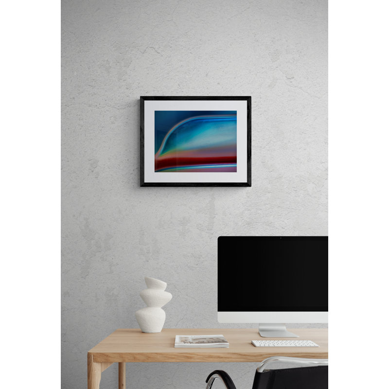 Endless River Print by Harold Davis, Black Framed Paper, 17.25" H x 21.25" W