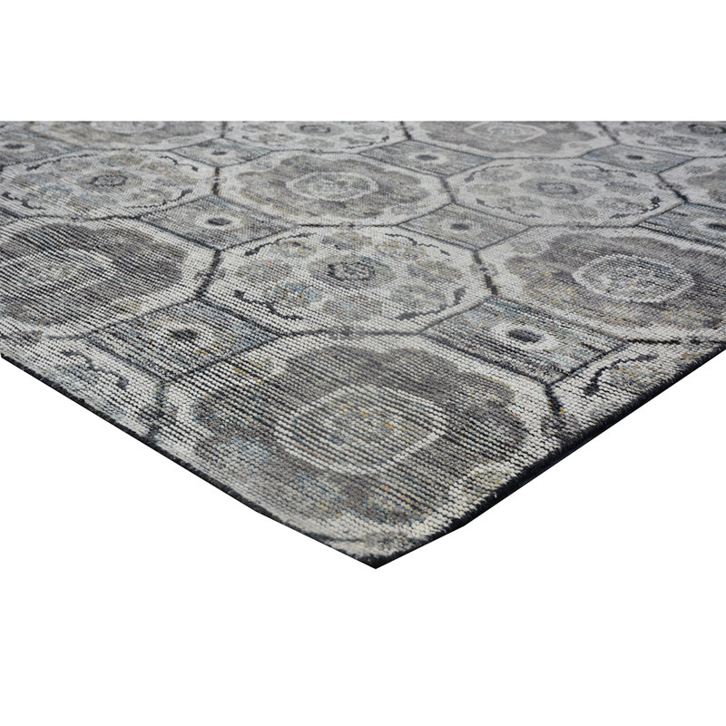 Hand Woven Wool Moroccan Area Rug, Rectangle 8' x 10'