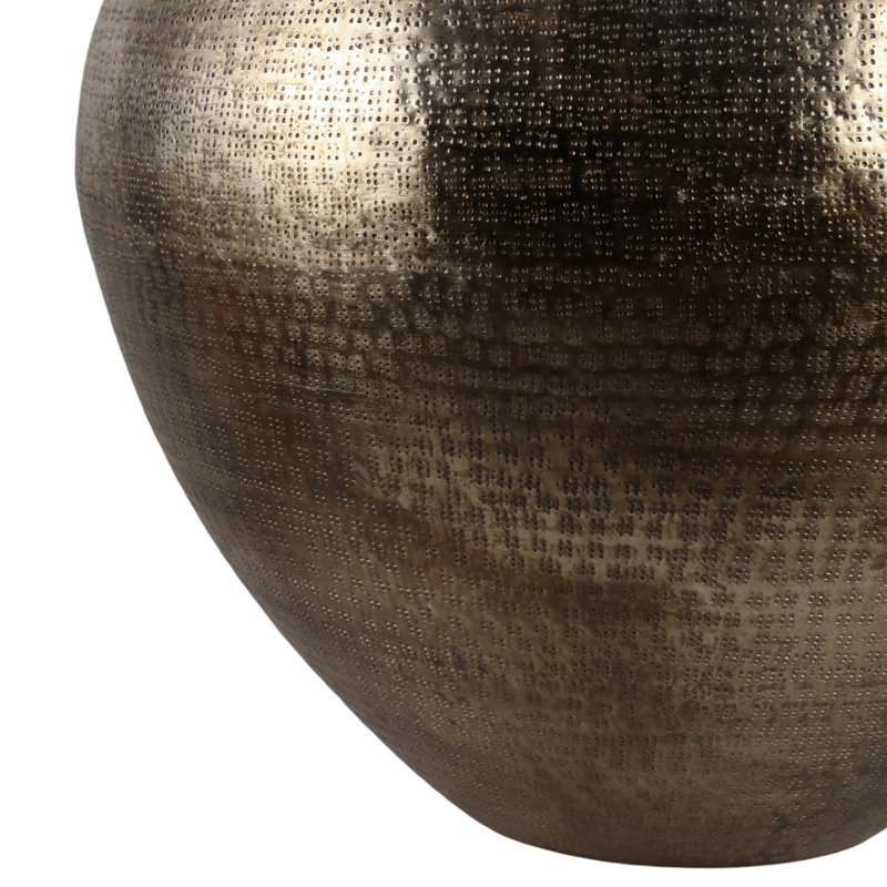 3 Piece Round Metal And Aluminum Planters With Textured Design In Sleek Contemporary Style For Modern Versatile Decor And Durable Decorative Accent Pieces With Sophisticated Artistic Appeal