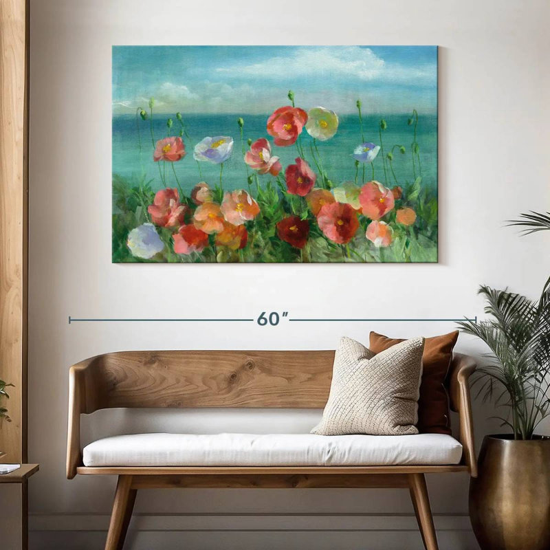 Coquelicots Harnek, H 32 po x l 48 po