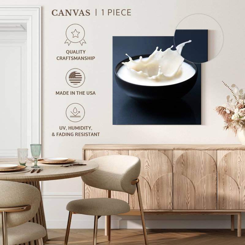 Yarlin Milk Bowl Splash, 30" H x 30" W