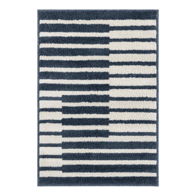 Tapis Ivy Bronx Namsen Nathanyl bleu