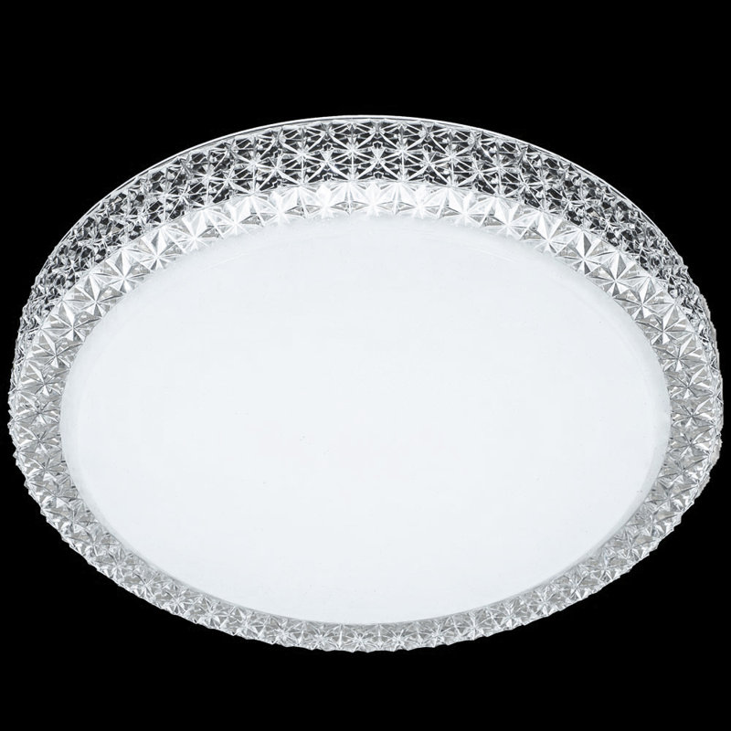 Acrylic 1 - Light Flush Mount, 3.5" H x 16" W x 16" D
