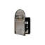 Pharmacie d'angle en métal 18 x 24 pouces avec miroir arqué-130833390